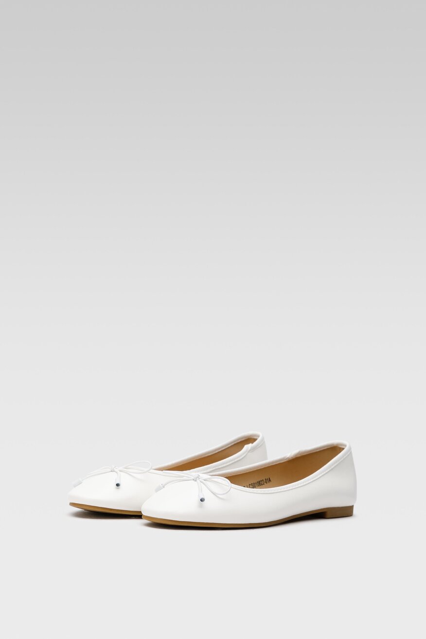 Baleriny Jenny Fairy LCS010822-01A Biały
