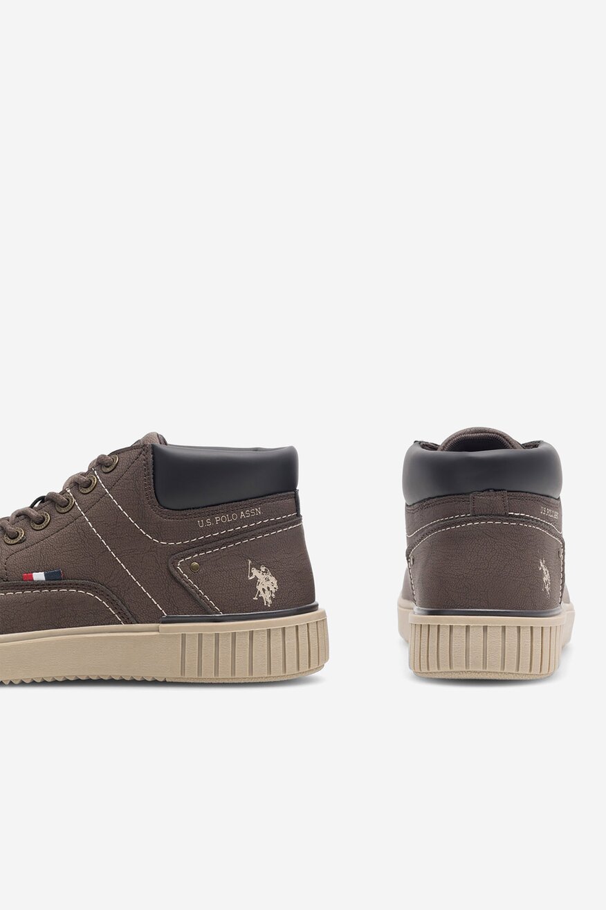 Sneakers U.S. POLO ASSN. PYRO001M/CUY1 Brązowy ciemny