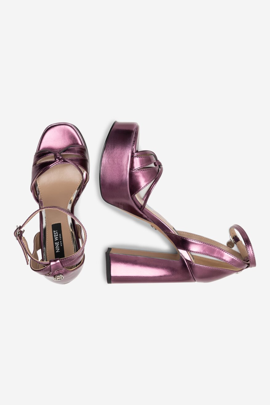 Sandały NINE WEST AAHIDA ZL23002CC Fioletowy