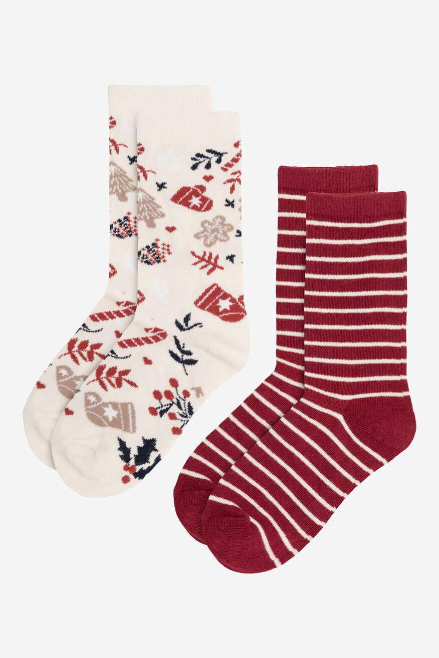 Skarpetki damskie Jenny Fairy 4WB-001-AW23 (2-PACK) Beżowy