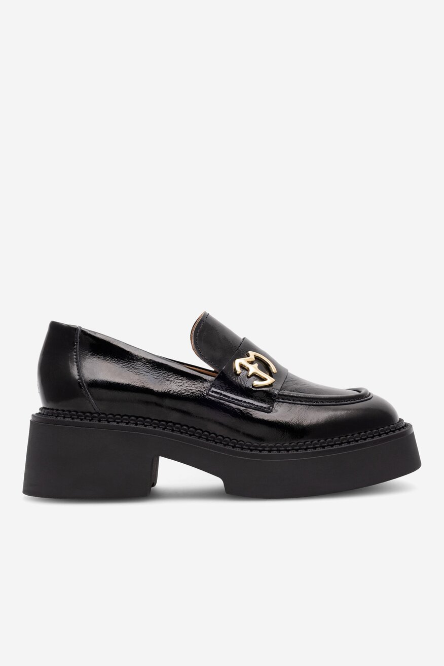 Półbuty EVA MINGE LAGOA-24750 Czarny