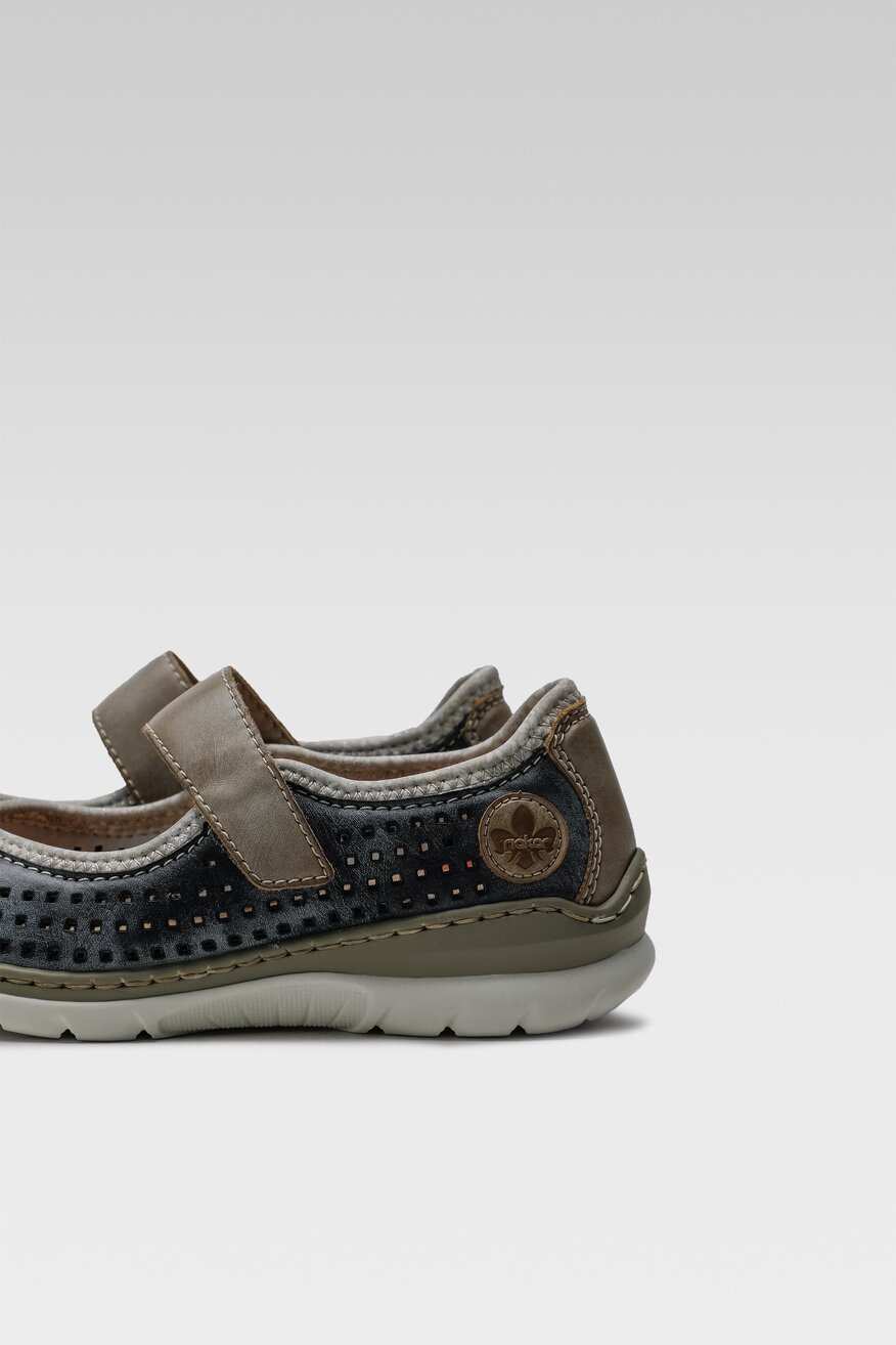 Półbuty Rieker L32B5-42 Niebieski