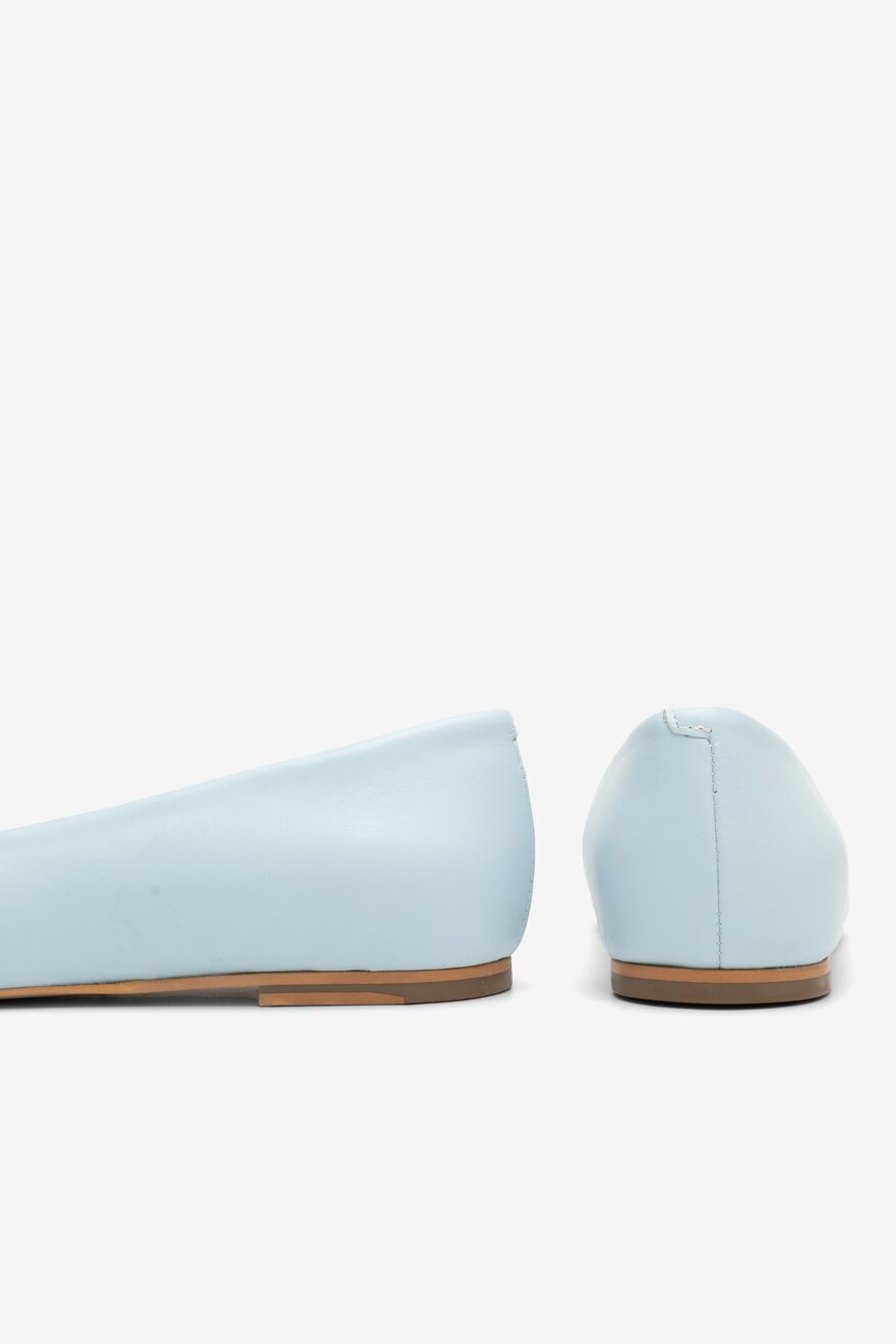 Baleriny SIMPLE SARAGOSSA1-23SSB40 Niebieski jasny