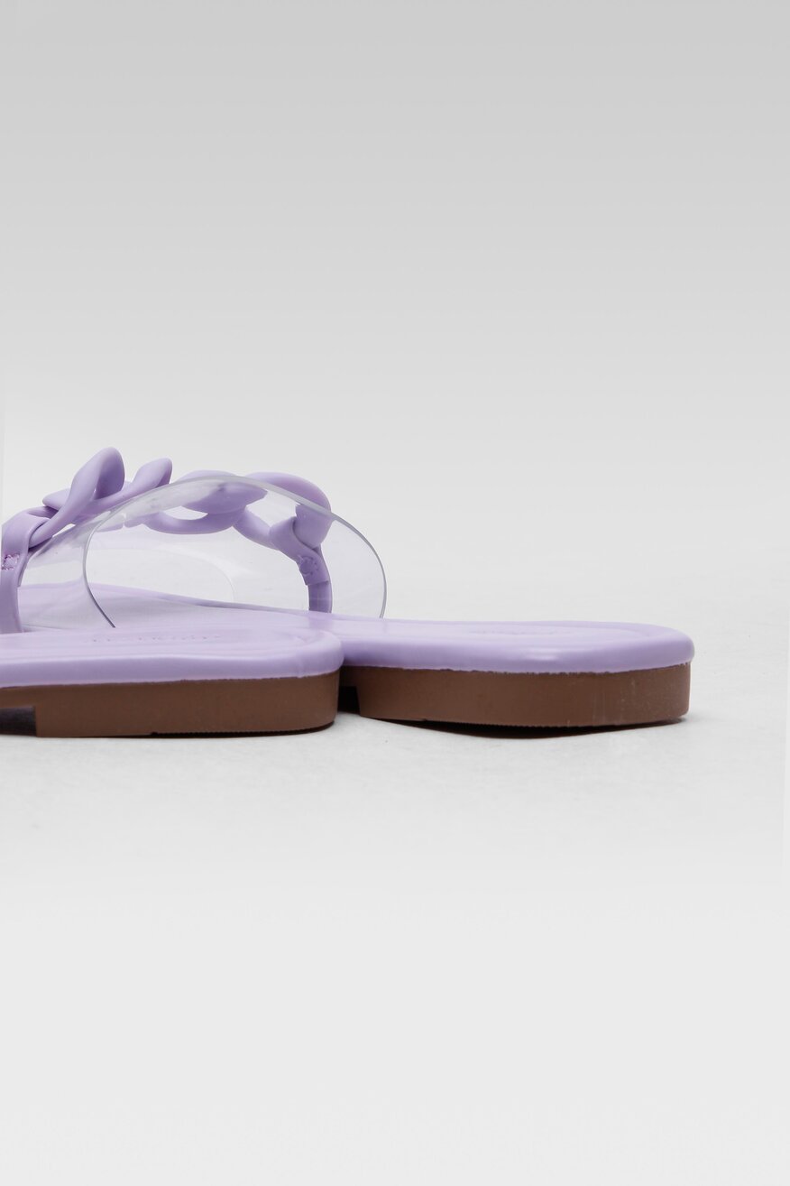 Klapki DeeZee LS5712-03 Fioletowy