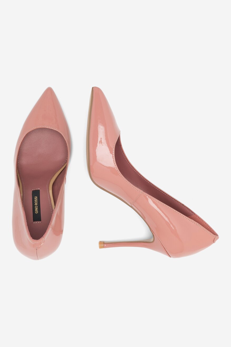 Czółenka Gino Rossi V-258-02 Różowy jasny