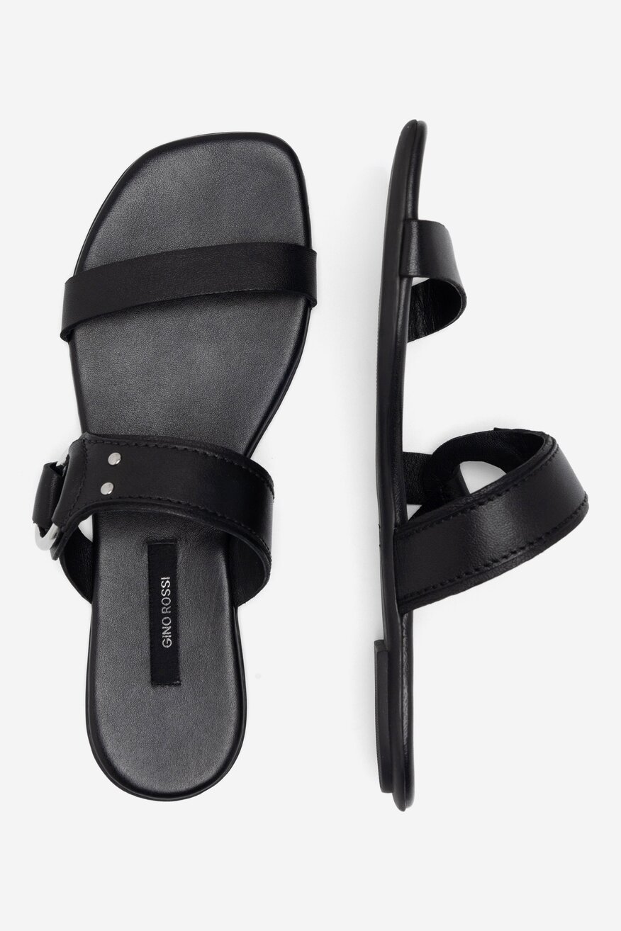 Klapki Gino Rossi YSABEL-4154 Czarny