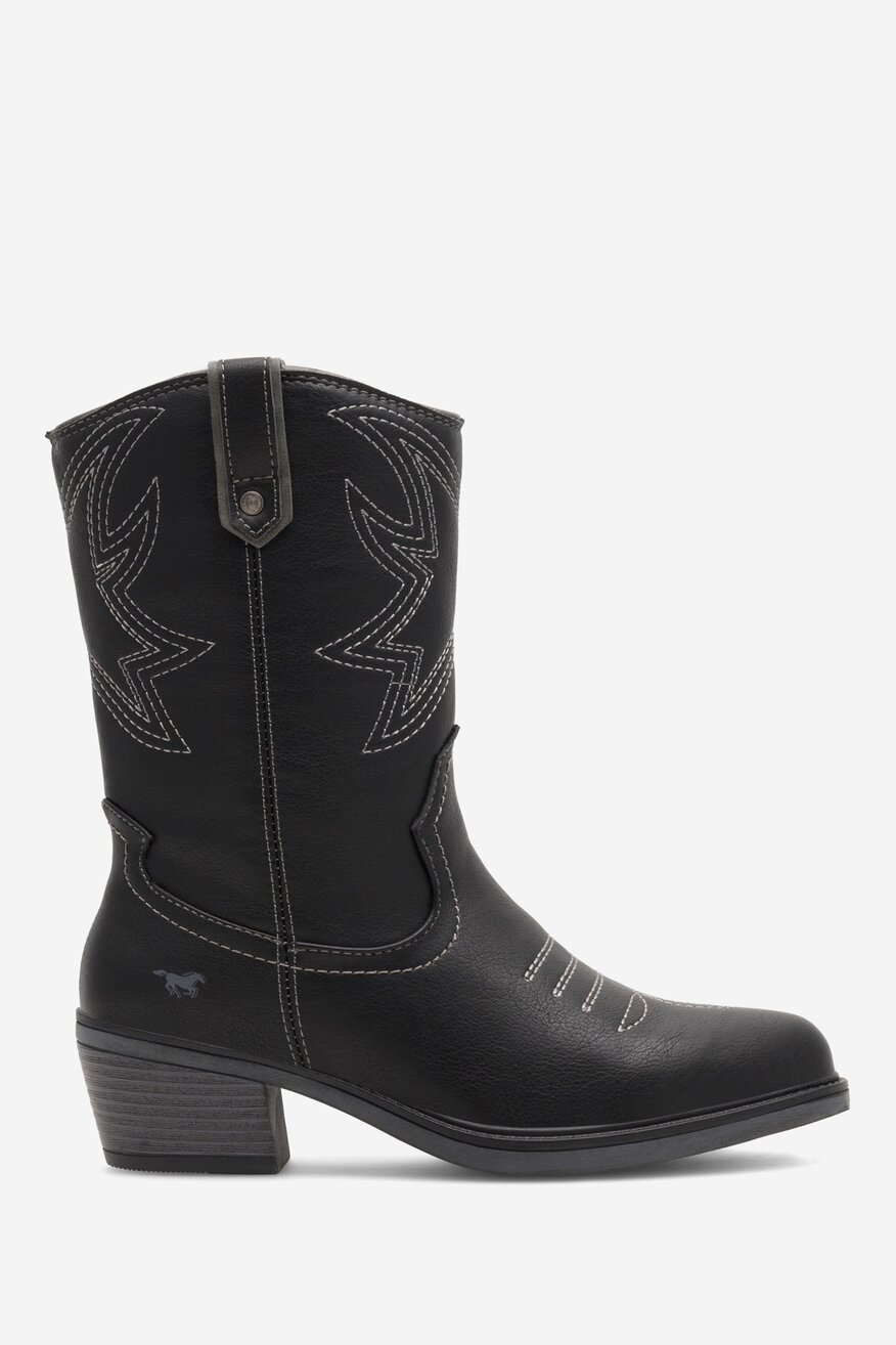 Kozaki Mustang 1478-503 Czarny