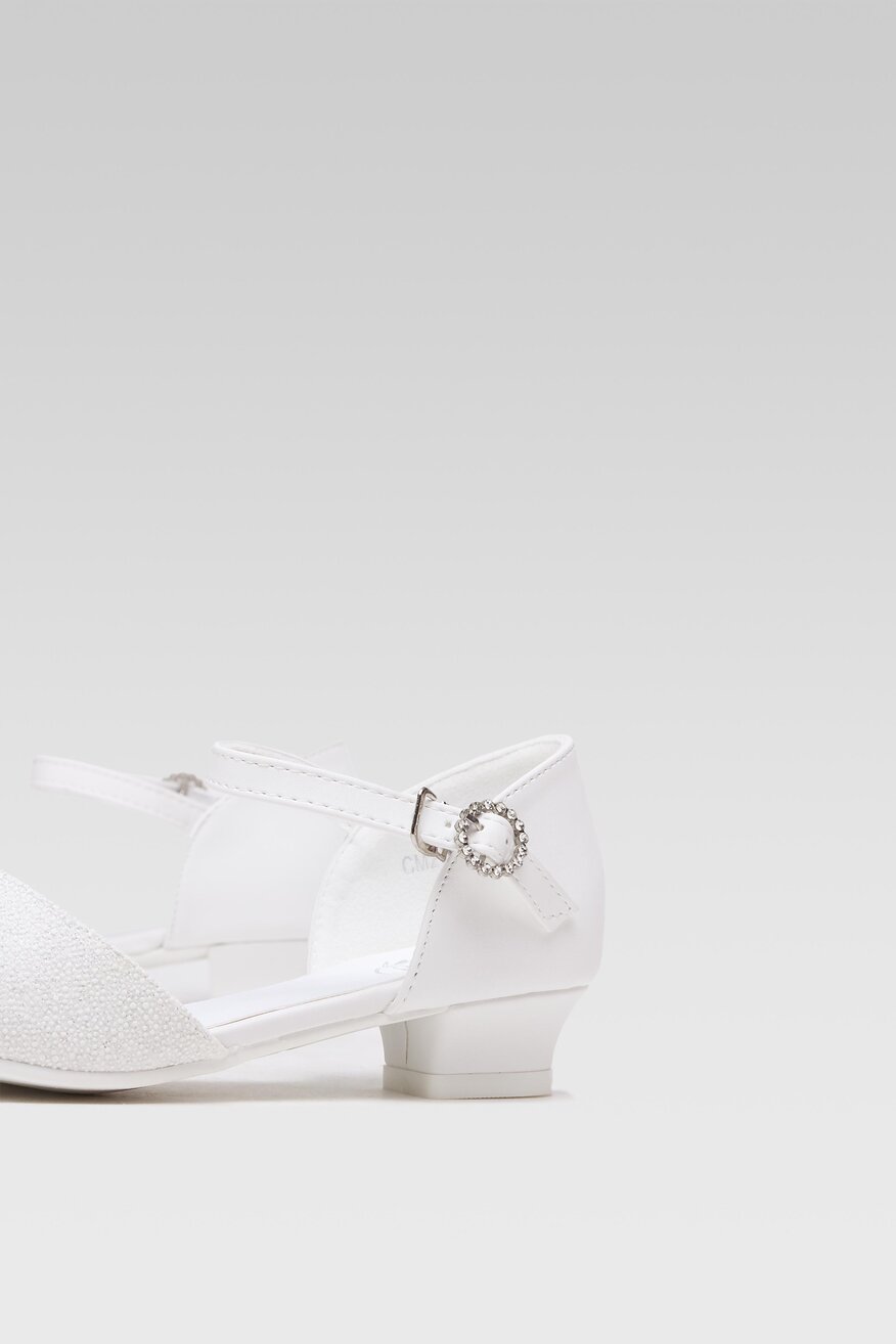 Baleriny Nelli Blu CM2110004CL-2 Biały