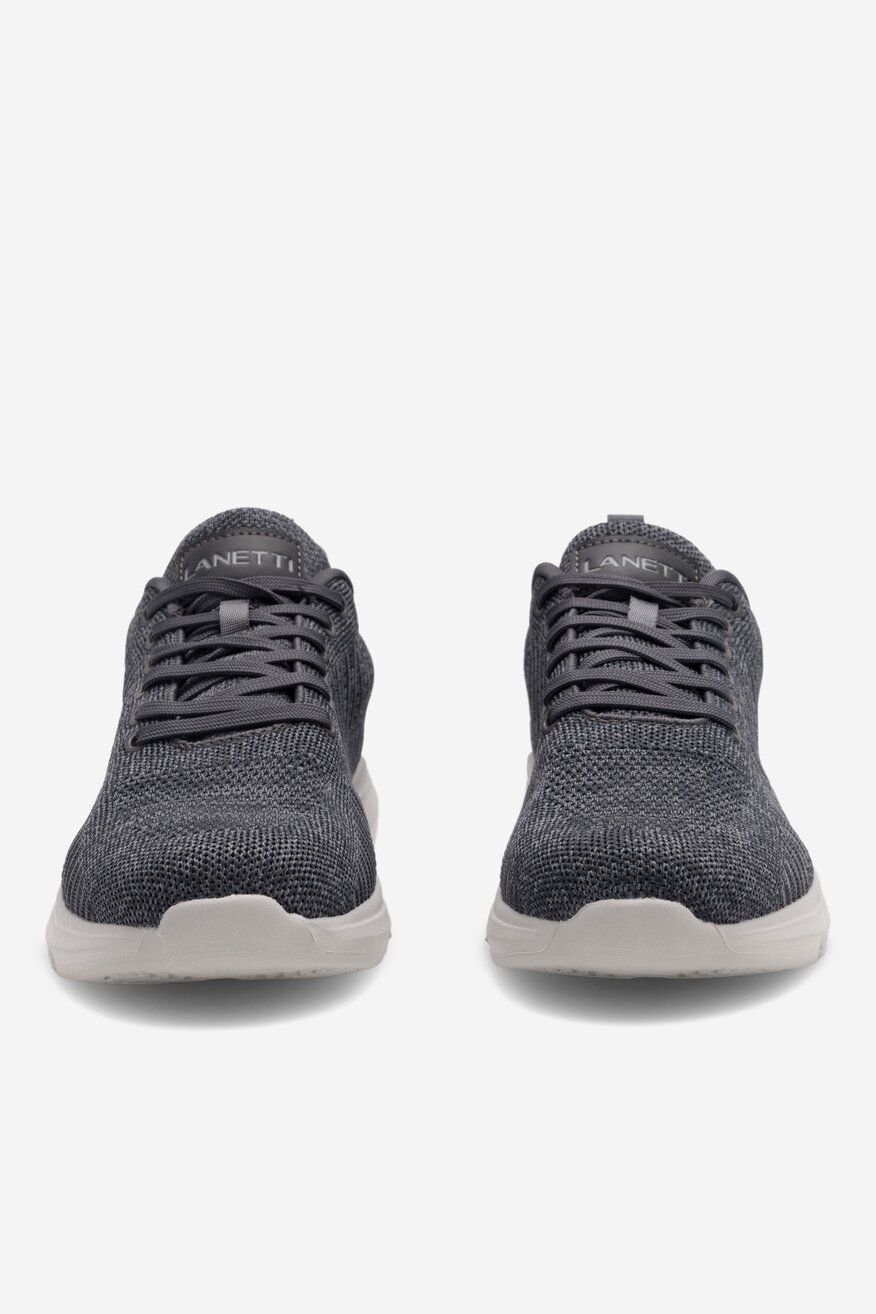 Półbuty Lanetti MP07-21807-01 Szary