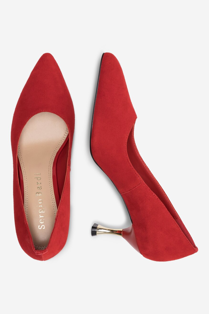 Czółenka Sergio Bardi WFA1935-1Z-SB Czerwony