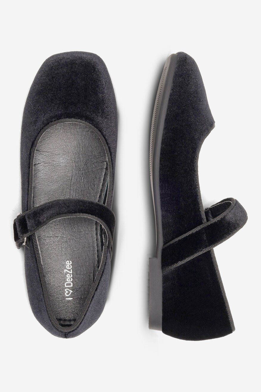 Baleriny DeeZee CM220902-4 Czarny