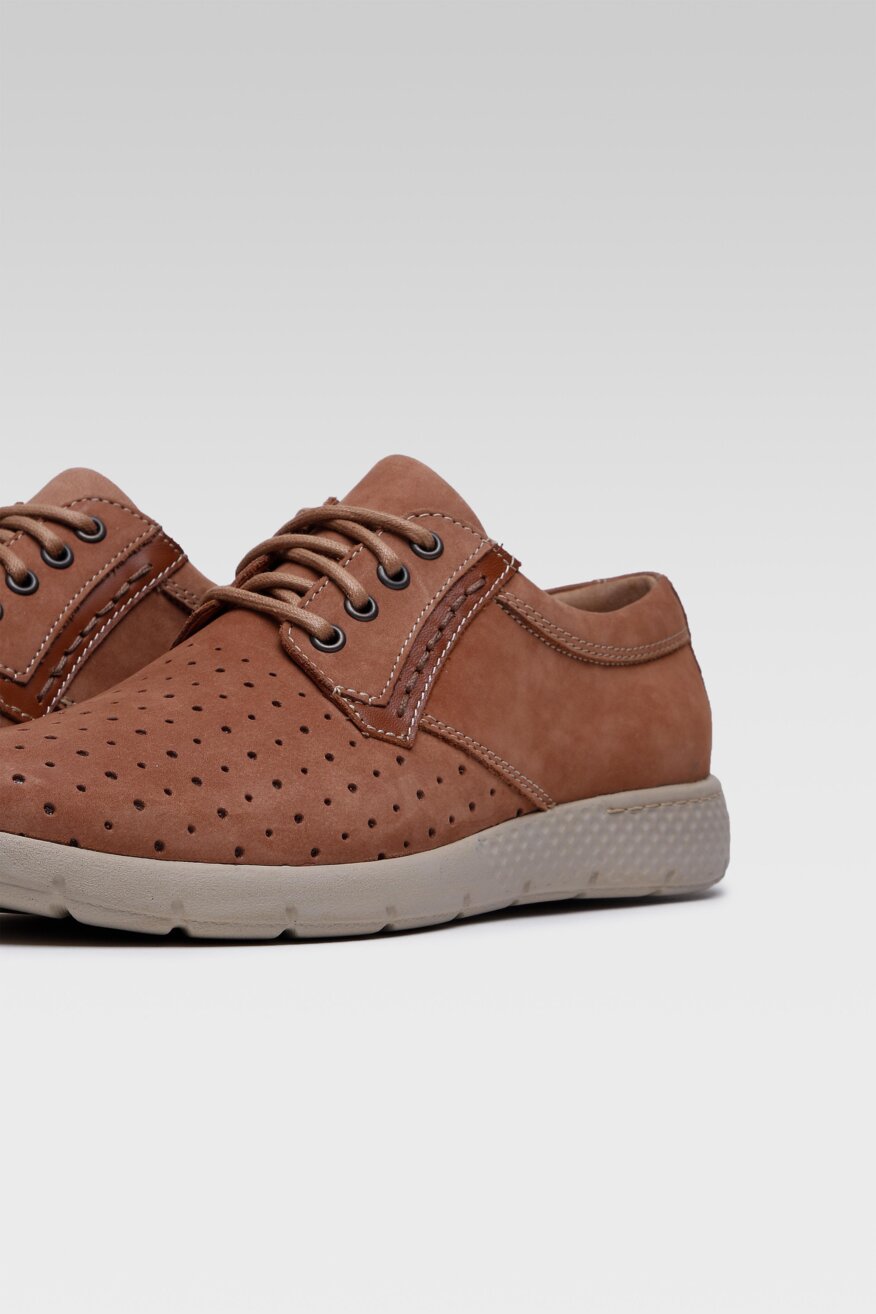 Półbuty Sergio Bardi MB-LOGO-16 Brązowy