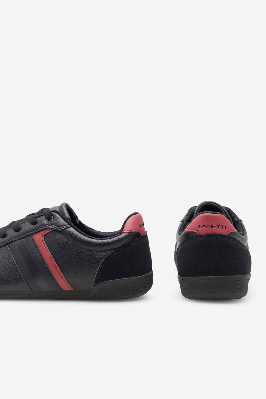 Półbuty Lanetti MP07-01458-02 Czarny