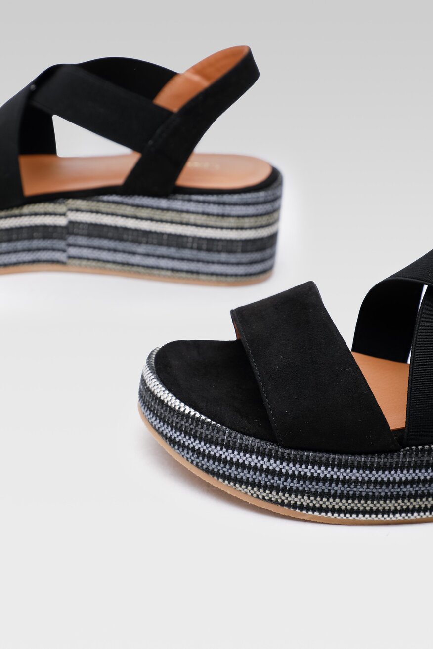 Sandały Clara Barson LIVIA WS22127-03 Czarny