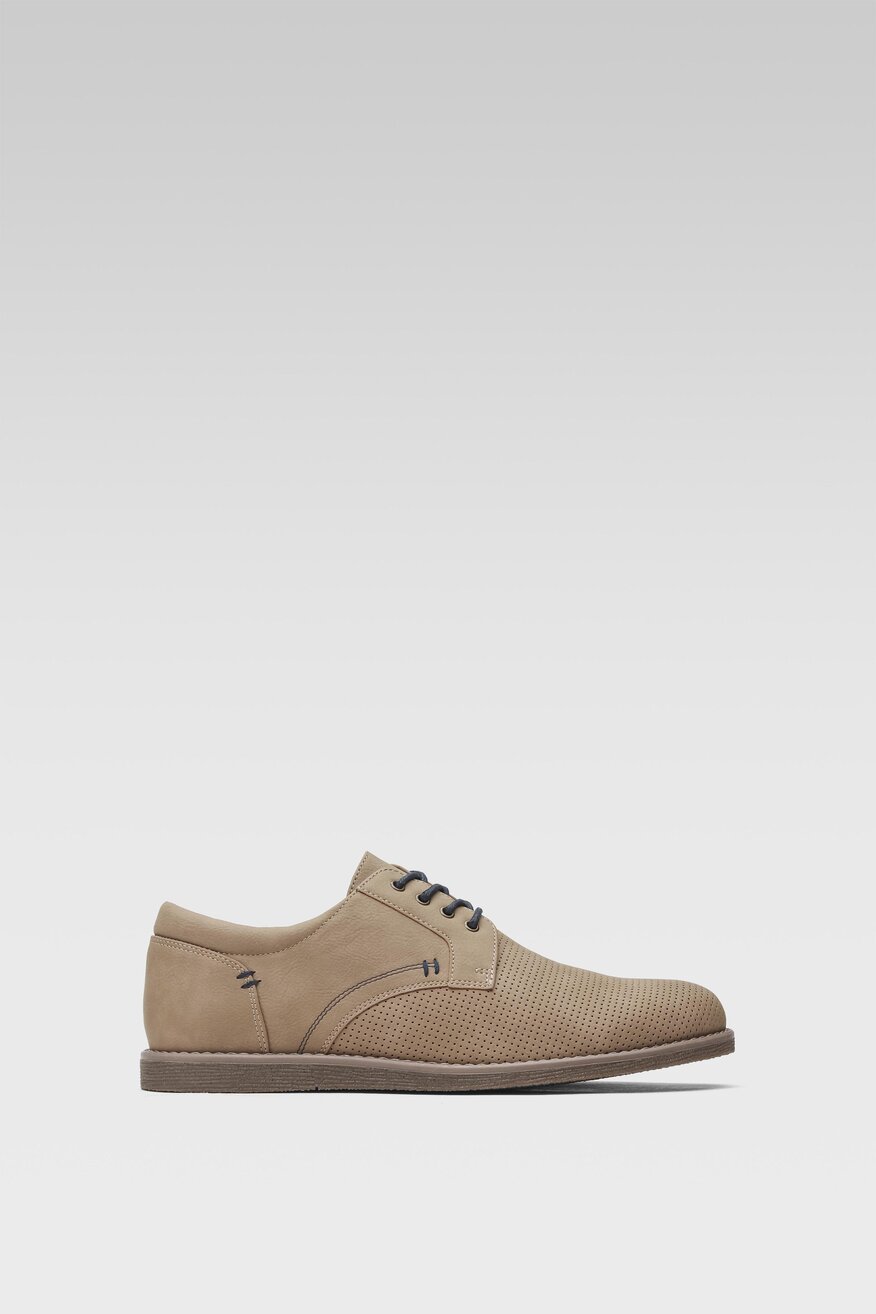 Półbuty Lanetti MYL8486-1 Beżowy