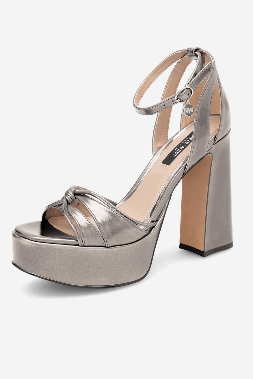 Sandały NINE WEST AAHIDA ZL23002CC Srebrny