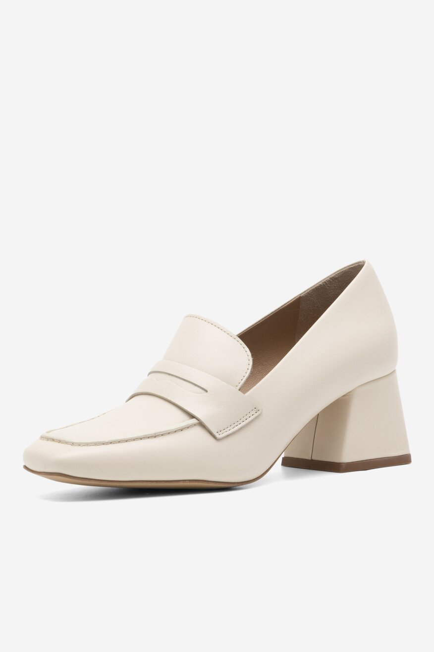 Półbuty SIMPLE MALAGA-104676 Ivory