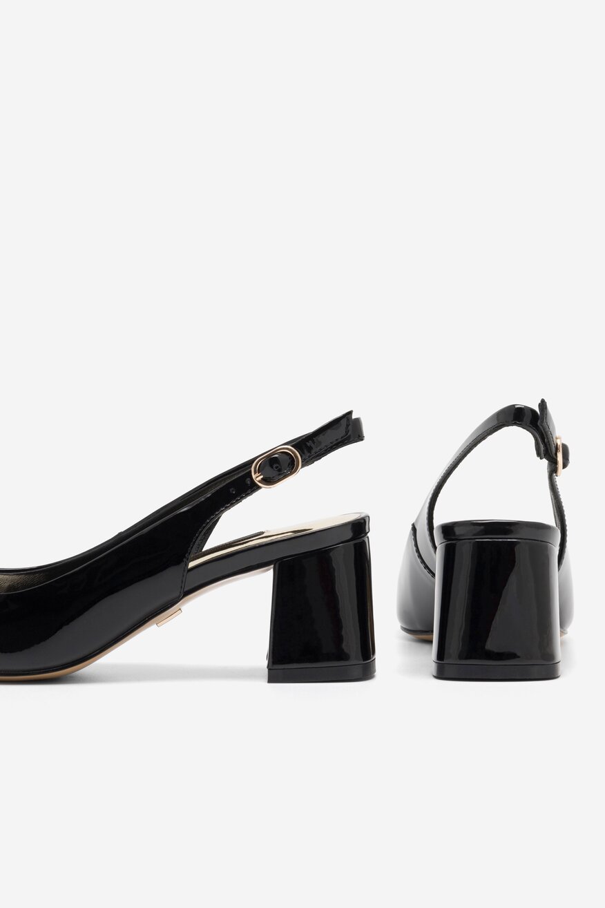 Czółenka Gino Rossi ULIVA-V1197-06 Czarny