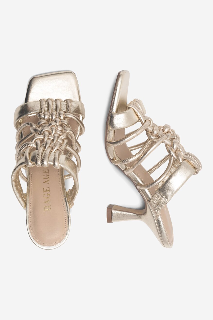 Klapki RAGE AGE LAVAUR-107-303 Złoty