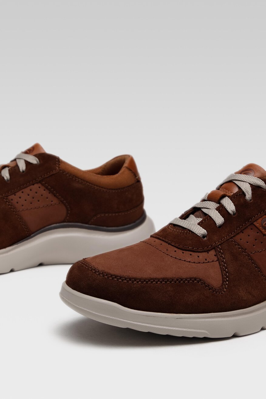 Półbuty Clarks 26163859 Brązowy