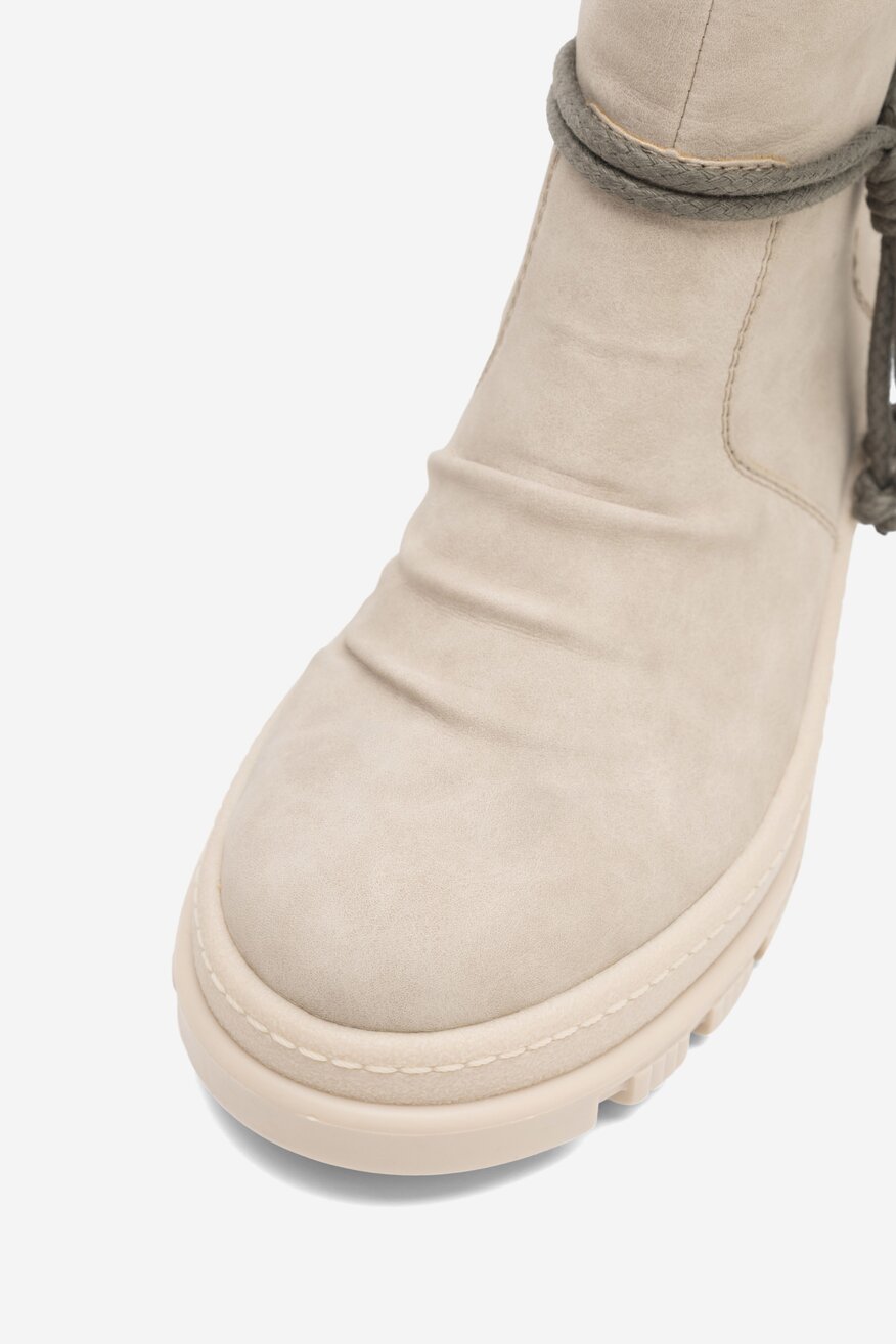 Kozaki Rieker X8283-60 Beżowy