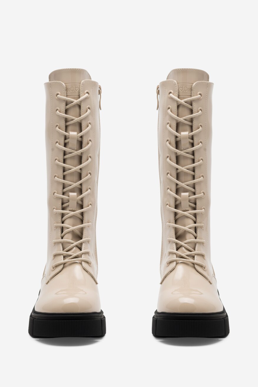 Kozaki DeeZee CS6191-2 Beżowy