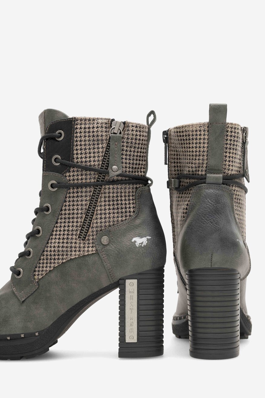 Trzewiki Mustang 1336-510 Szary