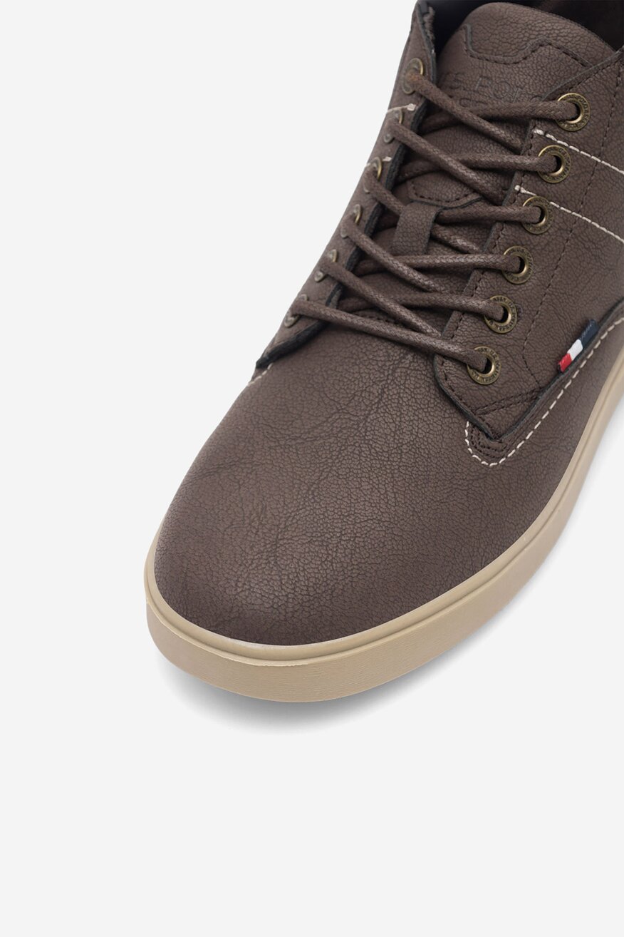 Sneakers U.S. POLO ASSN. PYRO001M/CUY1 Brązowy ciemny