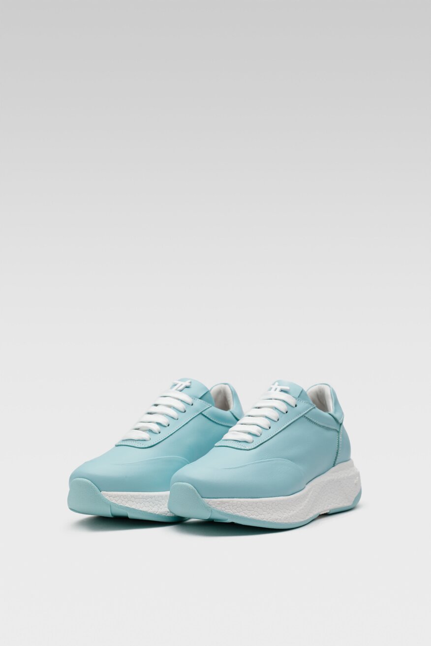 Półbuty Togoshi 37961 Turkusowy