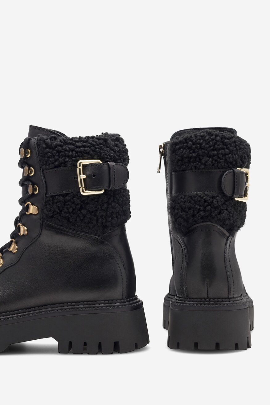 Trzewiki EVA MINGE AGNITA-4050 Czarny