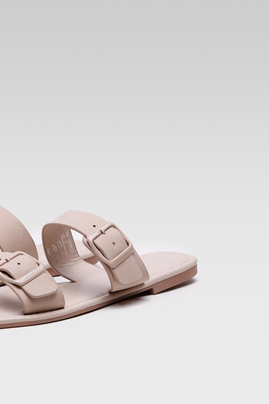 Klapki Bassano 23302MDY Beżowy