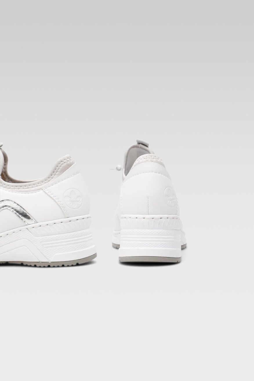 Półbuty Rieker N4351-80 Biały