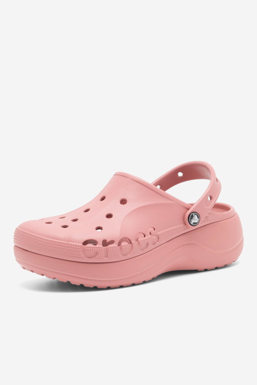 Klapki basenowe Crocs BAYA PLATFORM CLOG 208186-682 Różowy