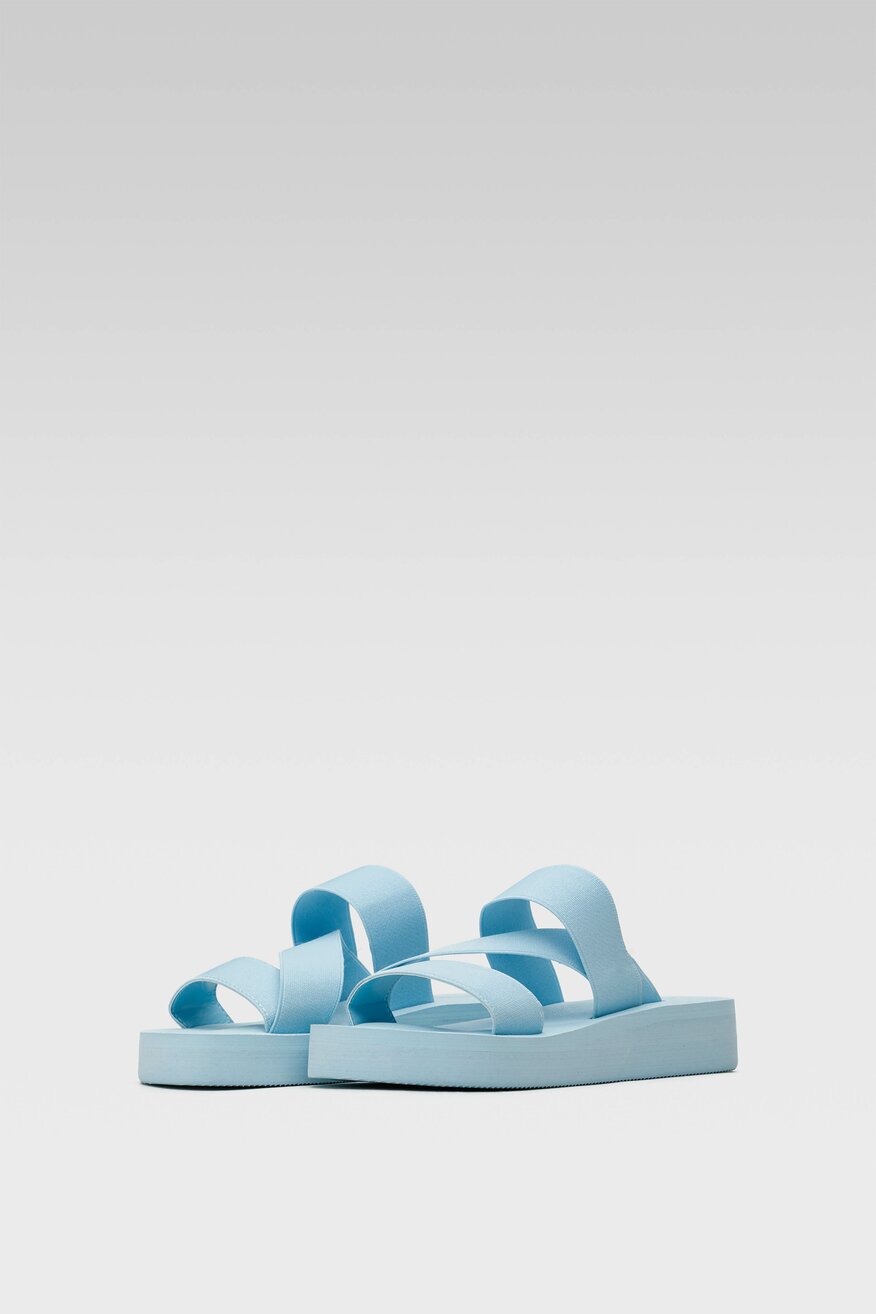 Klapki Bassano WSS20446-06 Niebieski