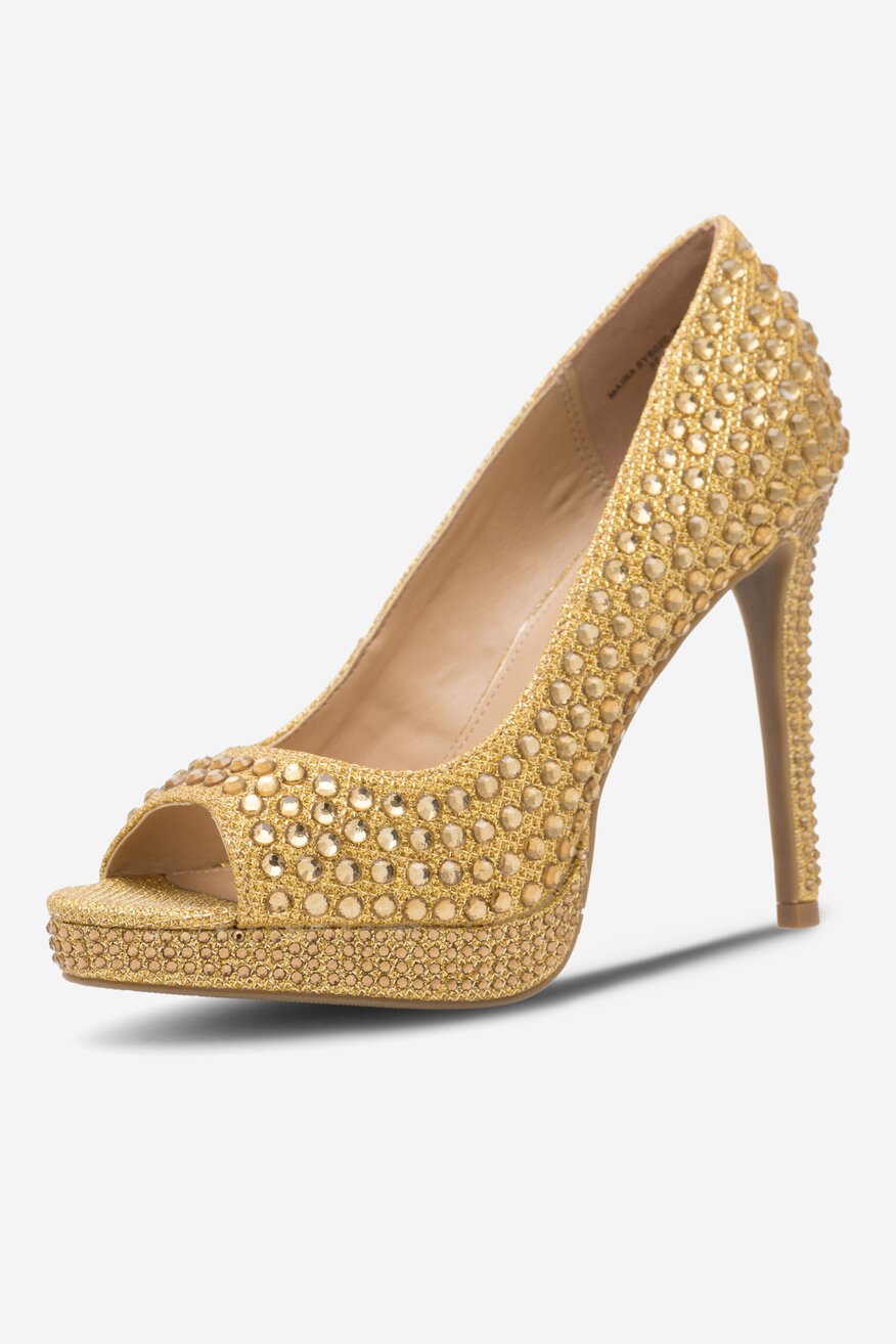 Czółenka NINE WEST MAIRA SY8020-9NW Złoty