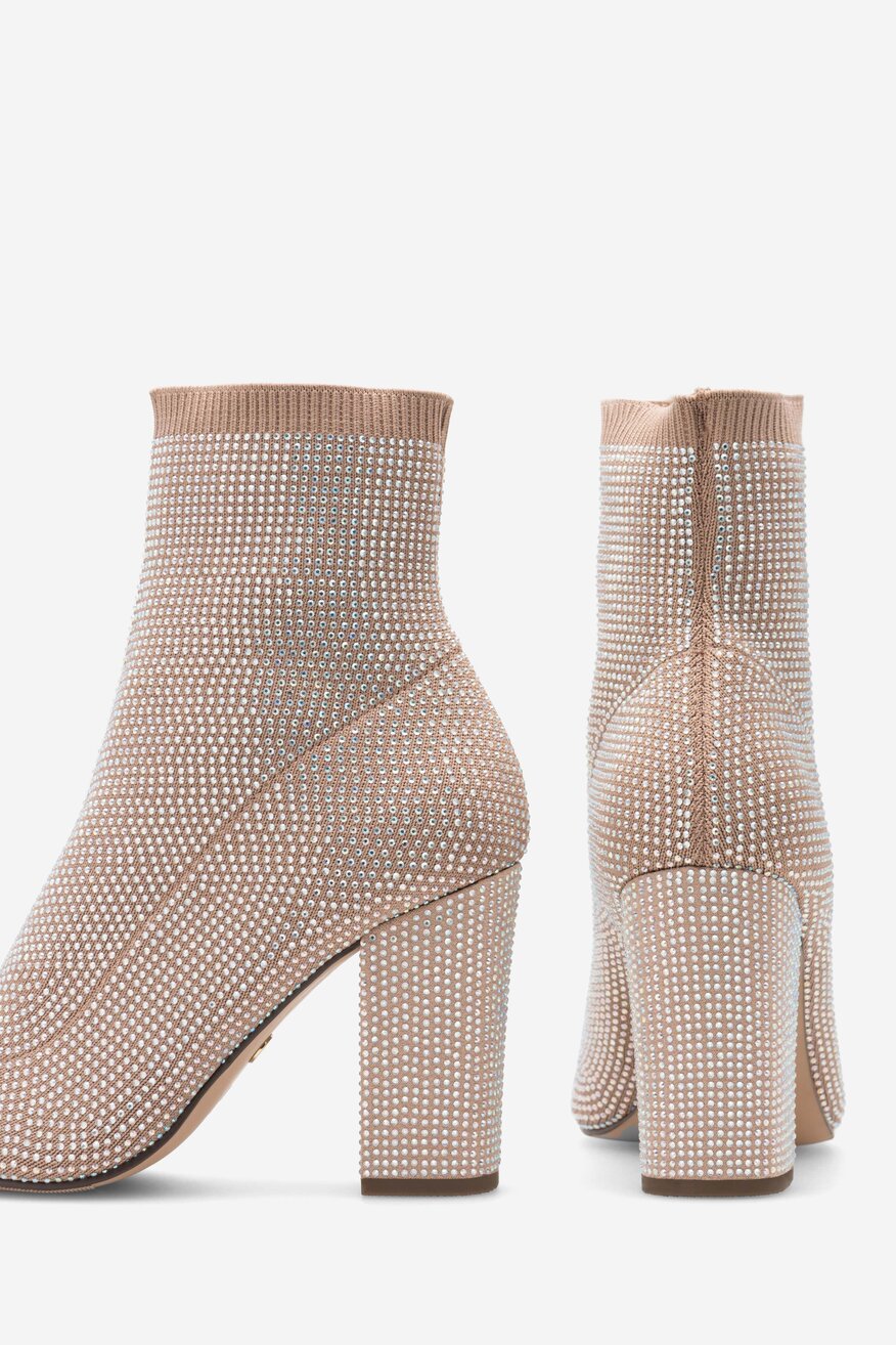 Botki NINE WEST KAS BYCCC03 Beżowy