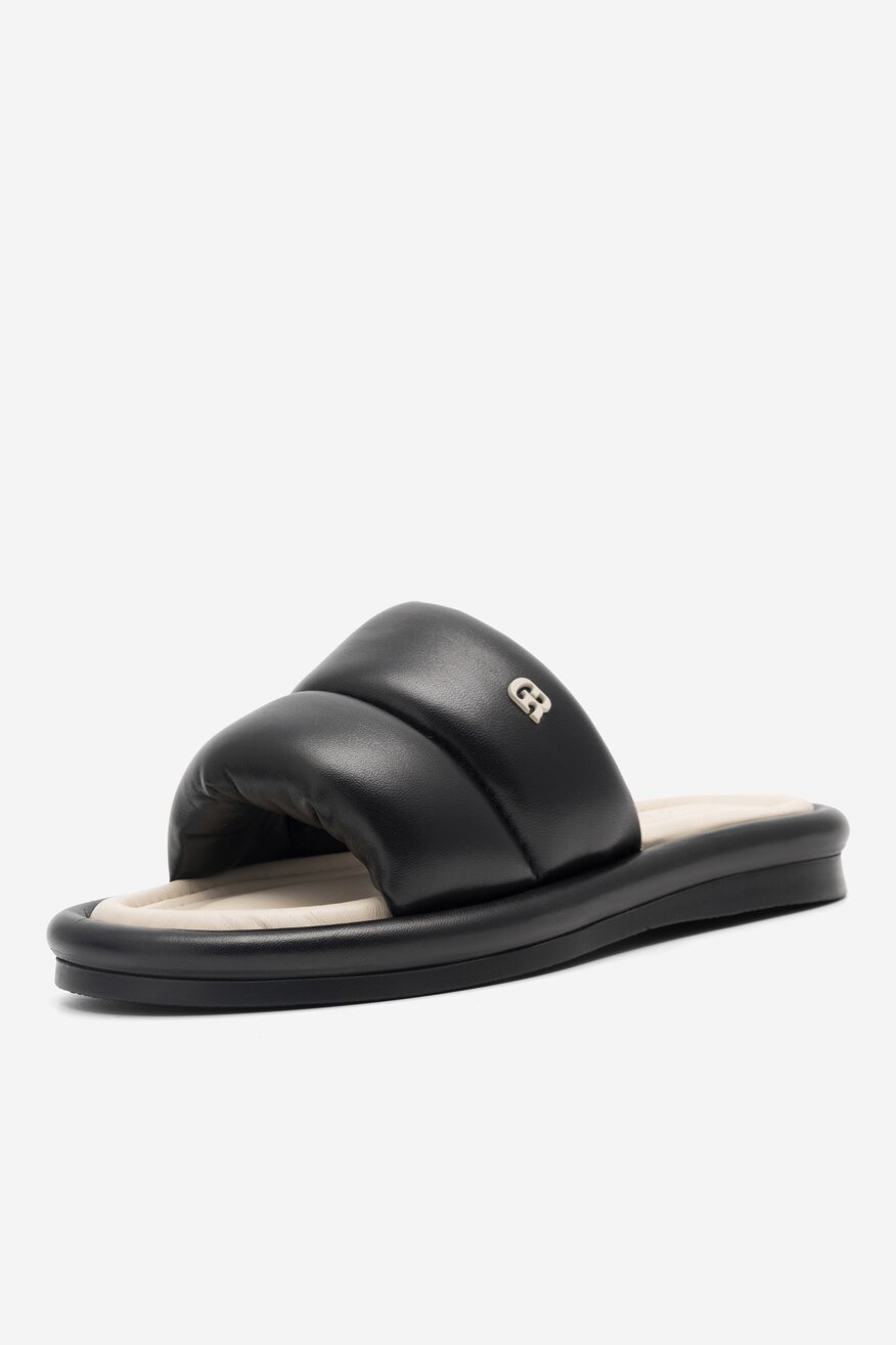 Klapki Gino Rossi ALMERIA-01 Czarny