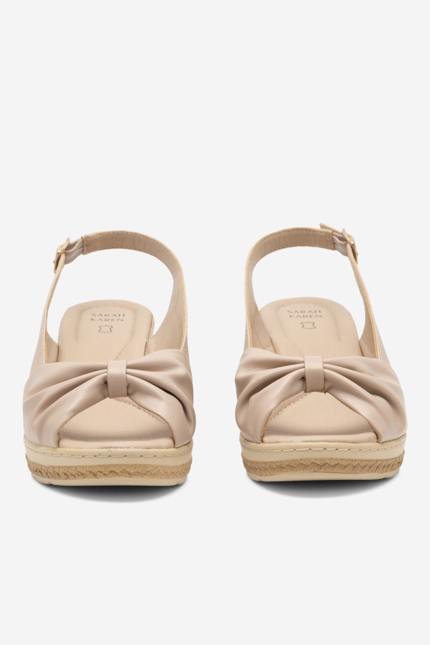Sandały Sarah Karen EST-L86-02 Beżowy