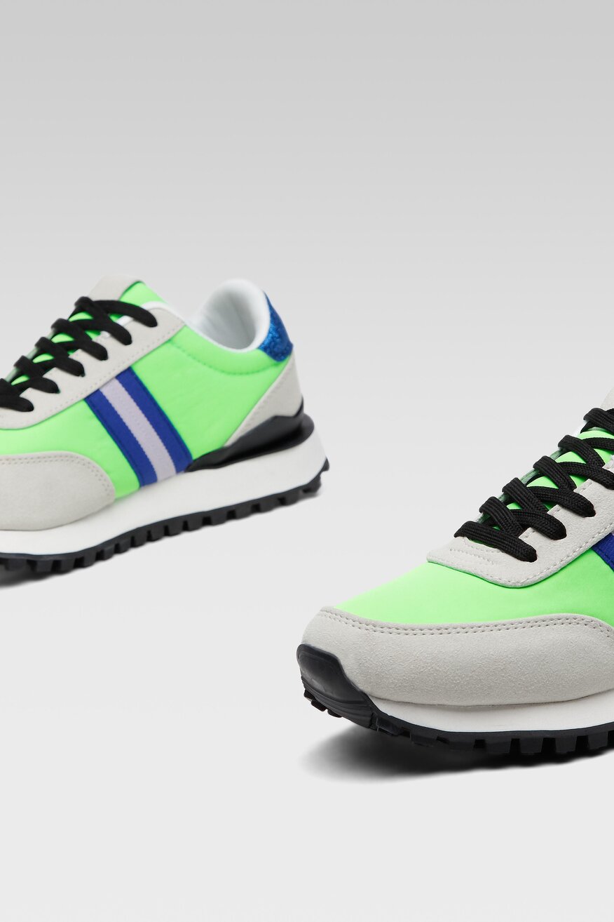 Półbuty Nylon Red WAG1191101A-01 Zielony