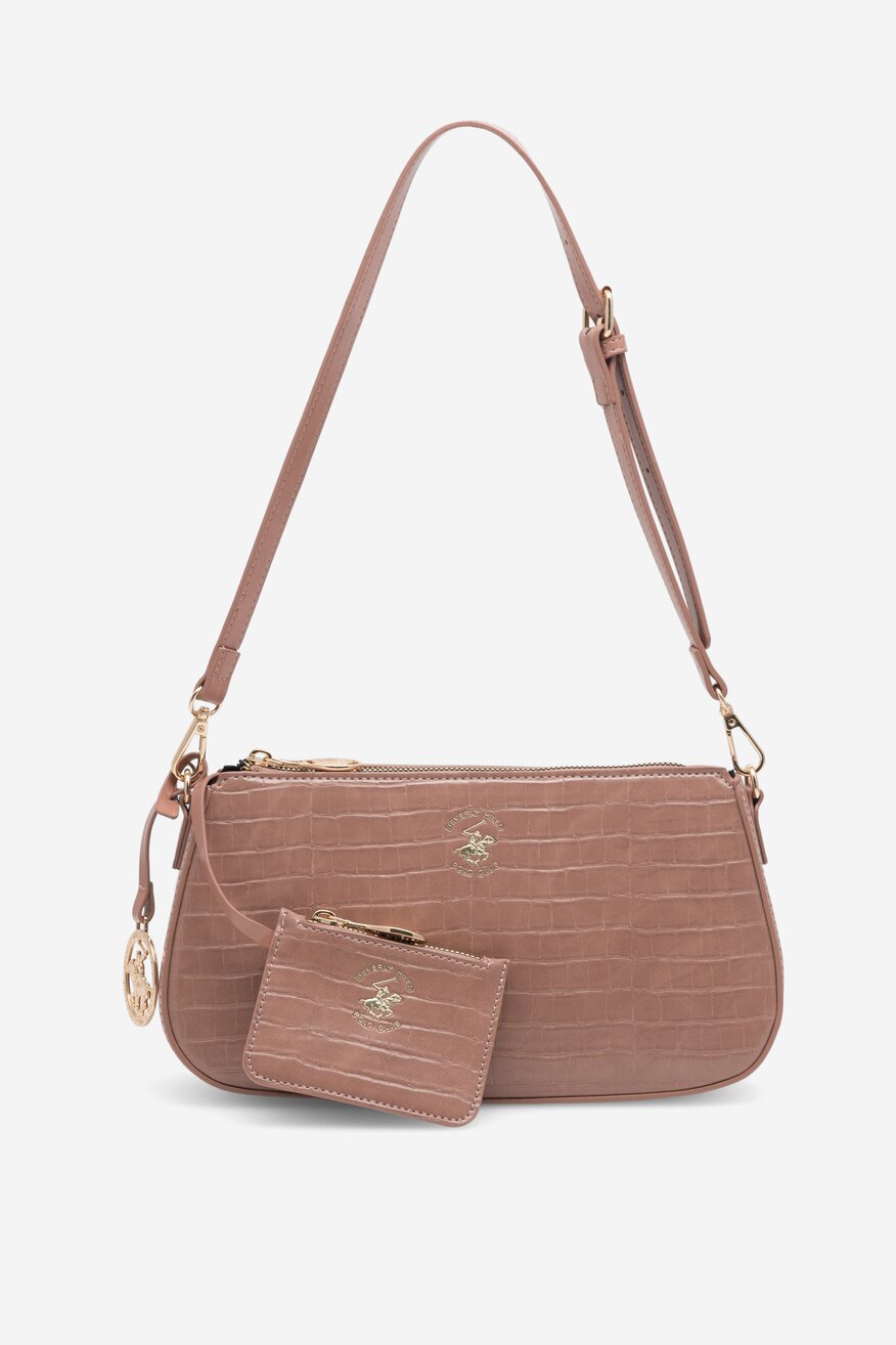 Torebka Beverly Hills Polo Club BHPC-W-03-A23 Różowy