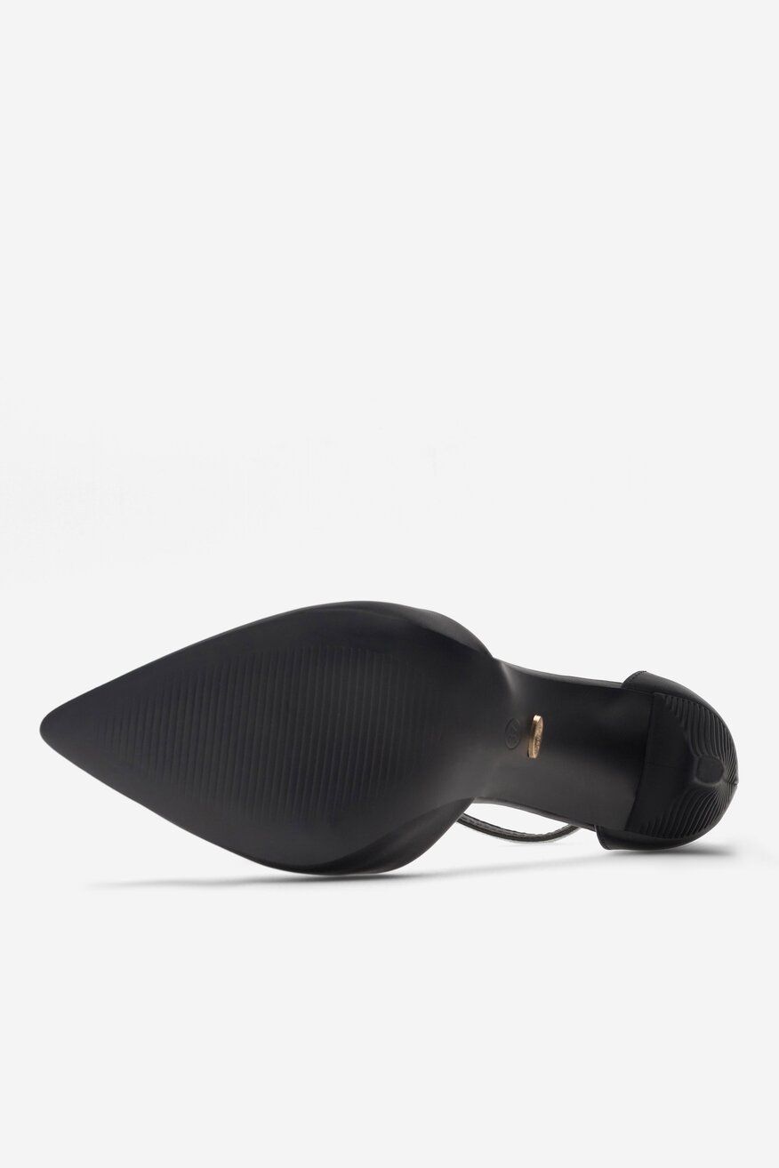 Czółenka DeeZee ODILE KL-HT6307-1 Czarny