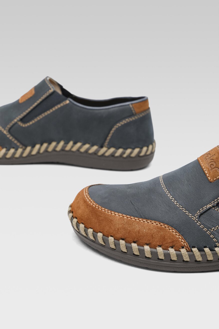 Półbuty Rieker B2462-14 Granatowy