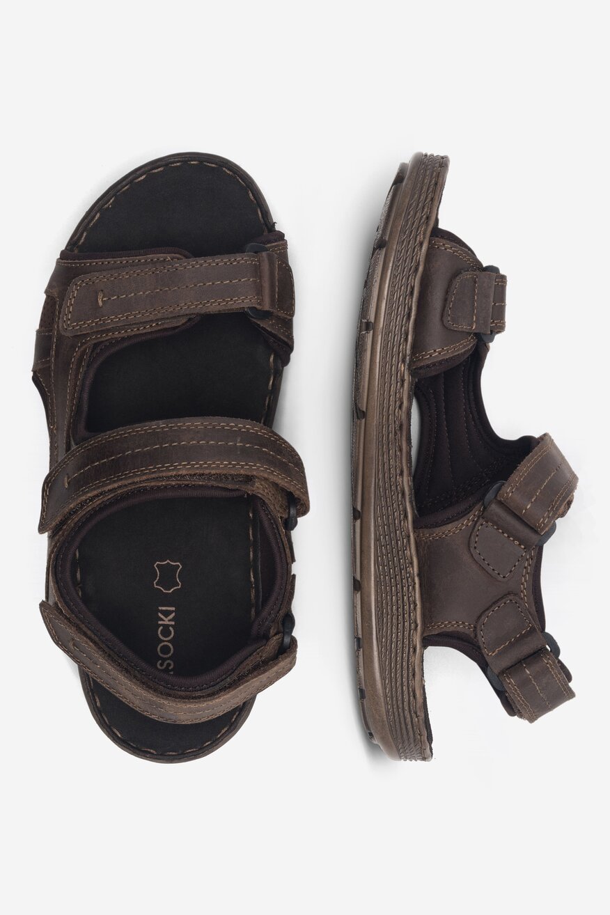 Sandały Lasocki 3458 Brązowy ciemny