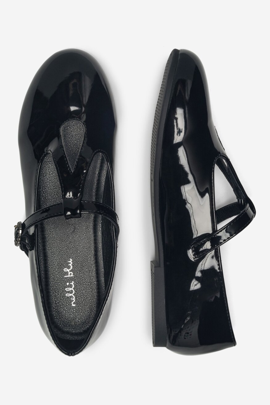 Baleriny Nelli Blu CM221210-1 Czarny