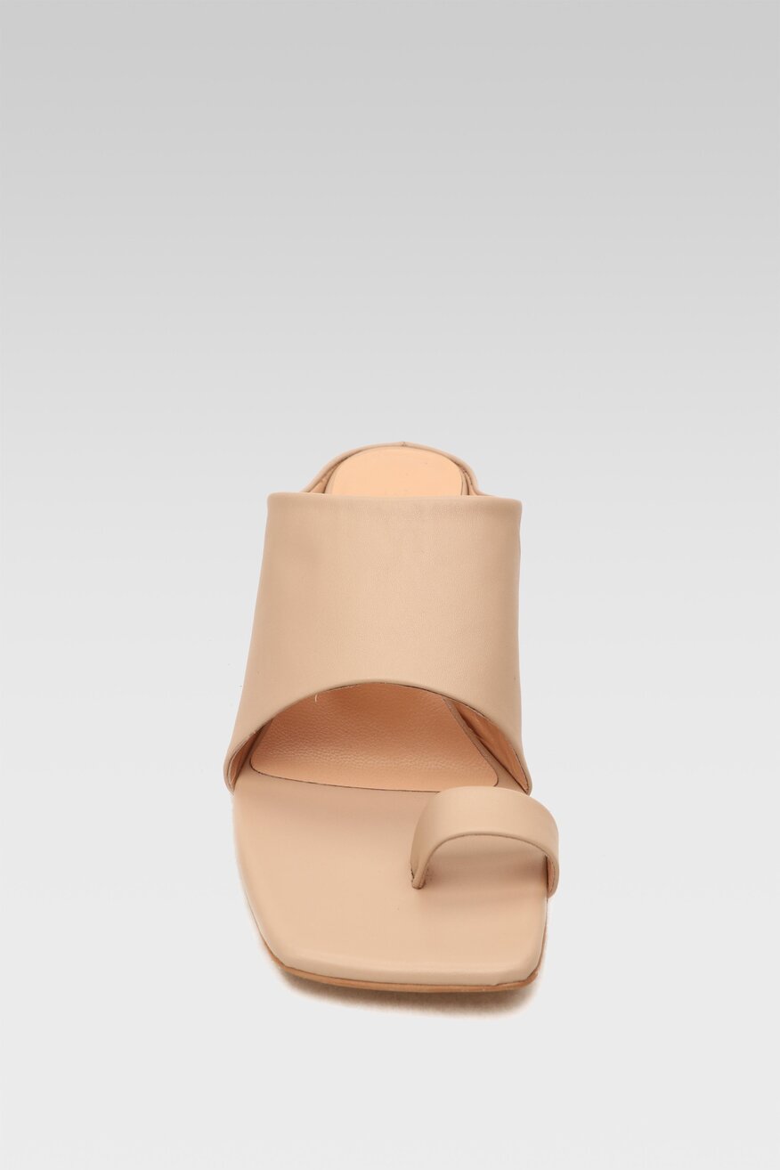 Klapki Badura 22918 Beżowy