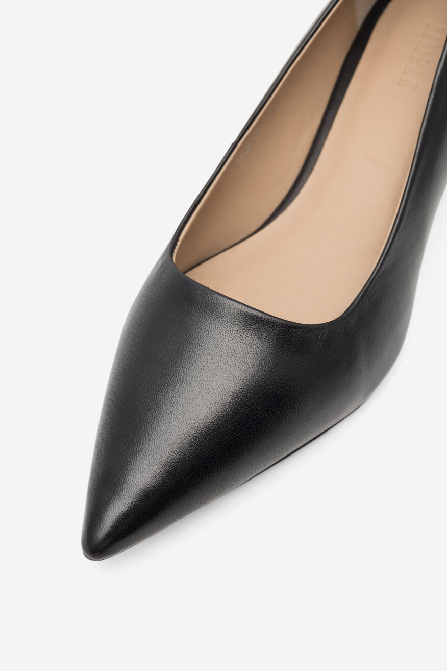 Czółenka SIMPLE 104515 Czarny