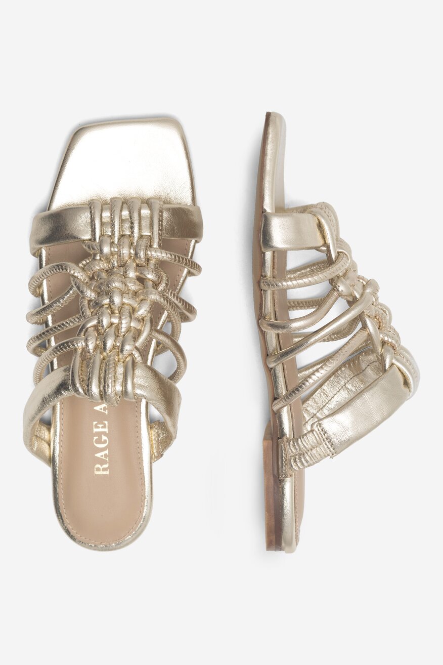 Klapki RAGE AGE VANNES-107303 Złoty
