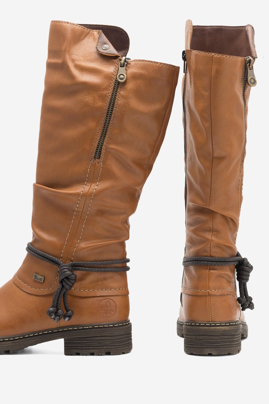 Kozaki Rieker Z4758-24 Brązowy jasny