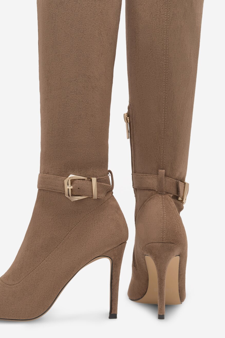 Kozaki DeeZee SIMONE LS5629-20 Beżowy ciemny