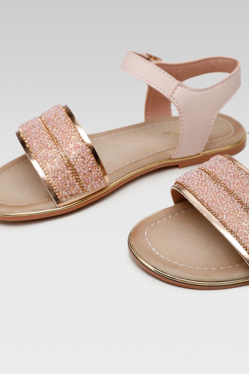 Sandały Nelli Blu CS21882-09 Różowy jasny